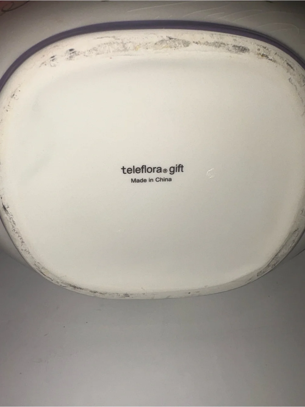 Teleflora vintage white